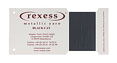 Metallic yarn BLACK CAT