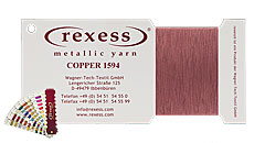 round metallic yarn COPPER 1594