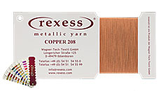 round metallic yarn COPPER 208