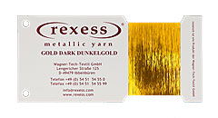 Metallic yarn GOLD DARK DUN.