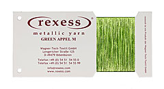 Metallic yarn GREEN APPLE M