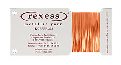 Metallic yarn KUEPFER 208