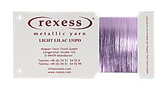 Metallic yarn LIGHT LILAC 131PO