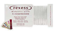Metallic yarn CLEAR POLYES.