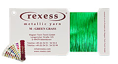 Metallic yarn GREEN GRASS