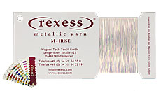 Metallic yarn IRISE