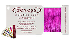 Metallic yarn VIOLET SA12