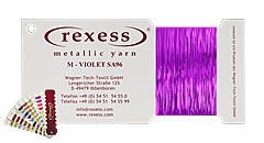 Metallic yarn VIOLET SA96