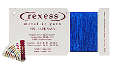 Metallic yarn BLUE NAVY