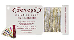Metallic yarn SILVER/GOLD