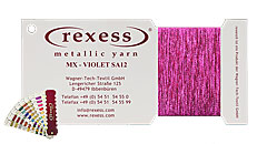 Metallic yarn VIOLET SA12