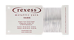 Metallic yarn SILBER