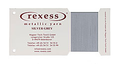 Metallic yarn SILVER-GREY