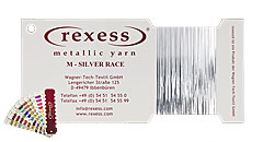 Metallic yarn SILVER RACE