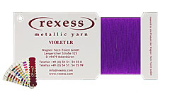 round metallic yarn VIOLET LR